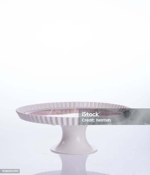 Cake Stand Or Dessert Stand On A Backgeound Stock Photo - Download Image Now - Cake, Plate, Tray