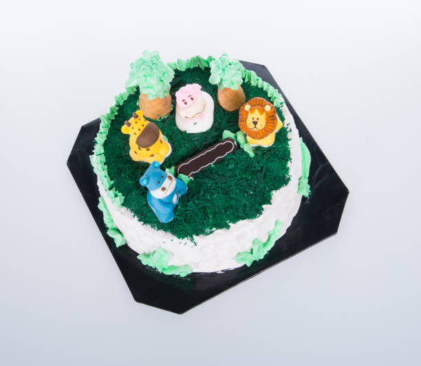 istock cake or ice cream cake on a background 958008266