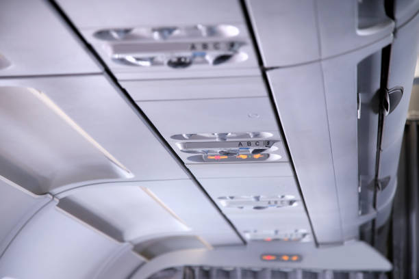 istock Light and air conditioning in the plane 958009762
