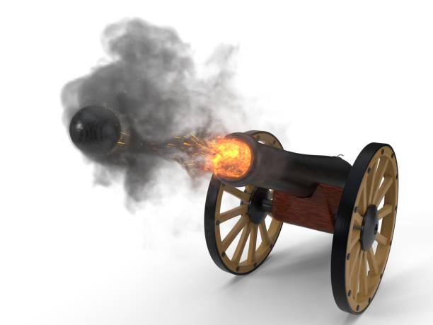 istock ramadan cannons shot moment. 3d illustration 958016018