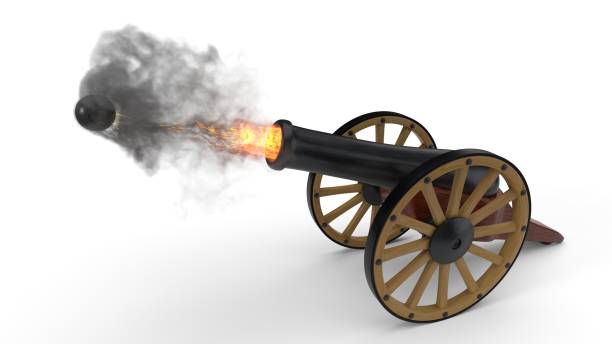 istock ramadan cannons shot moment. 3d illustration 958016144
