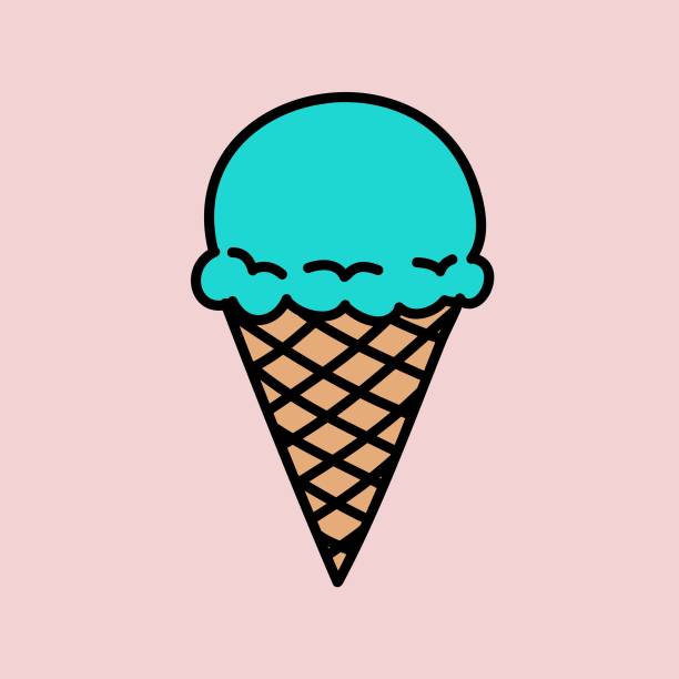Ice Cream Cone Doodle Drawing Stock Illustration - Download Image Now - Ice  Cream Cone, Cartoon, Drawing - Activity - iStock
