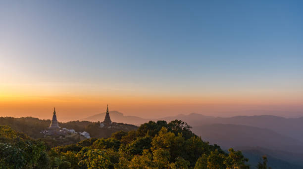 istock King and Queen Pagodas in mountain. 958021892