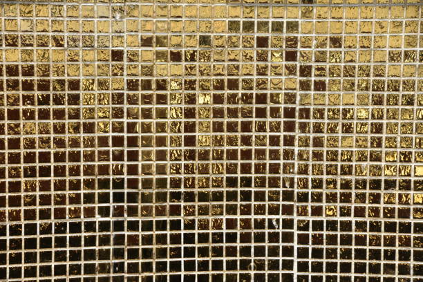 istock Background of Abstract gold squares 958025234