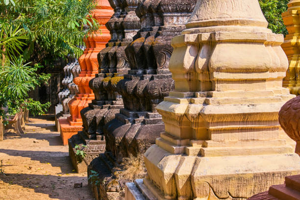 Wat Bo beautiful temple in Siem Reap, Cambodia