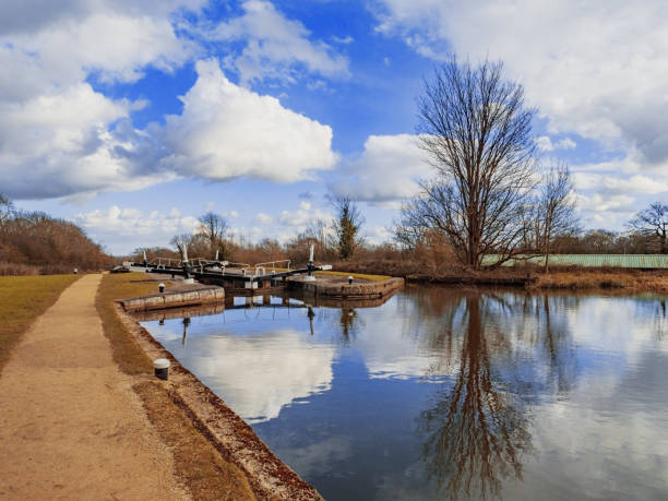 istock clouds reflection in grand union canal warwickshire england uk 958040400