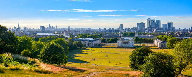 istock Panorama Cityscape View from Greenwich, London, England, UK. 958040652