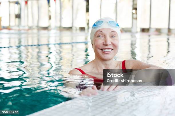 Healthy Lifestyle Stock Photo - Download Image Now - Swimming, One Woman Only, Exercising