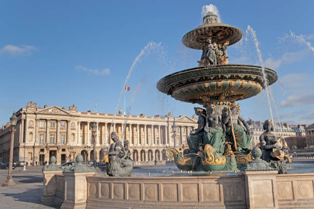 istock Fountain Place de la Concorde Paris 95805753