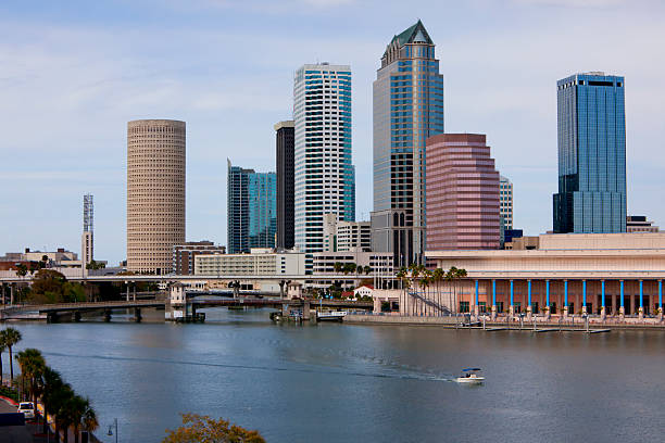 istock Tampa Skyline from across river 95805784