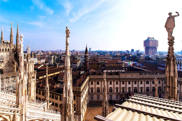 istock view of Milan, Italy 958060664