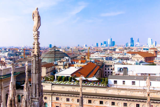 istock view of Milan, Italy 958060666