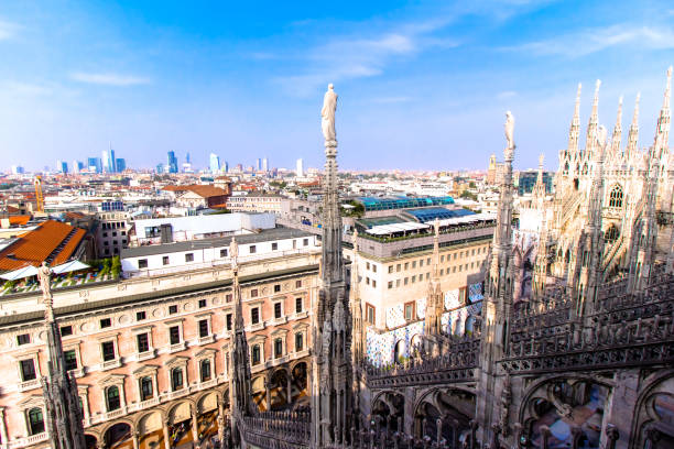 istock view of Milan, Italy 958060724