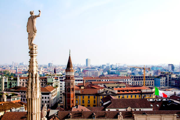istock view of Milan, Italy 958060804