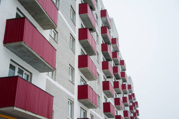 istock Brand new apartment building 958064864
