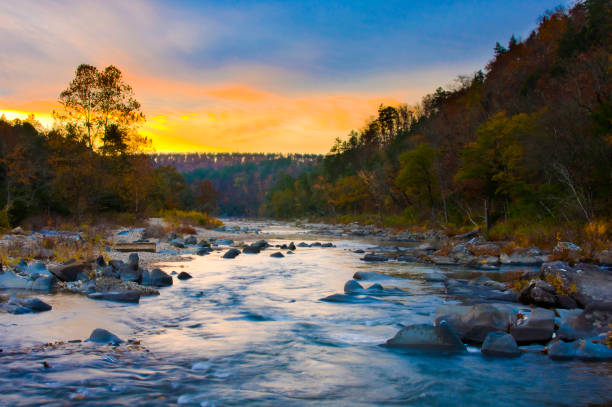 istock Sunrise over the Cossatot River 958065432