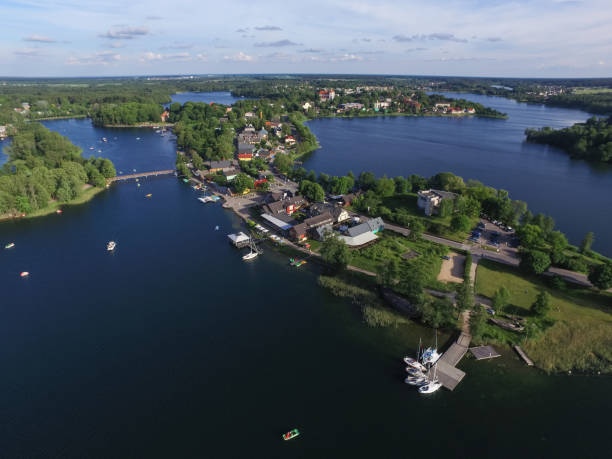 istock Trakai town in Lithuania. Aerial view. 958075426