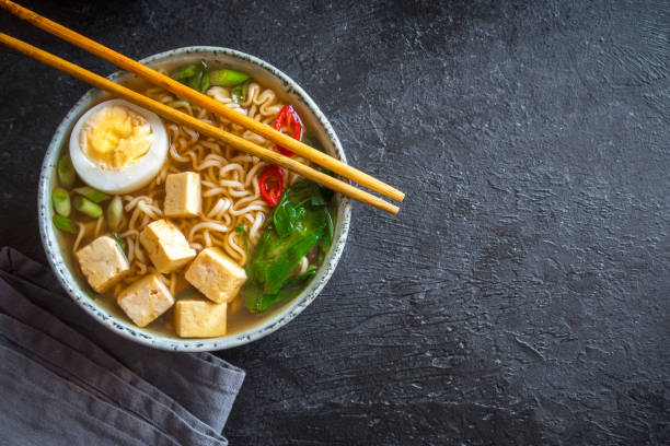 istock Japanese ramen soup with tofu 958090492