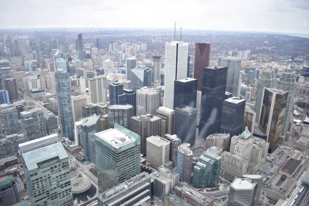 istock Beautiful view of Toronto from CN Tower in Canada 958091608