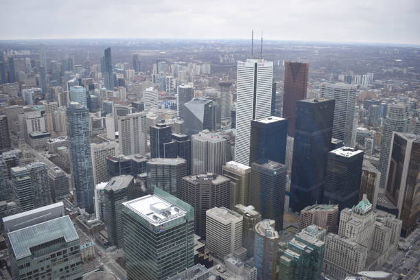 istock Beautiful view of Toronto from CN Tower in Canada 958091730