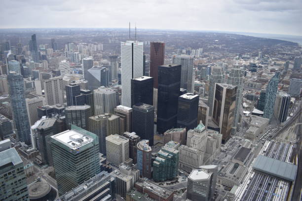 istock Beautiful view of Toronto from CN Tower in Canada 958091754