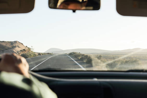 istock Driving in Lanzarote, Canary Islands 958097118