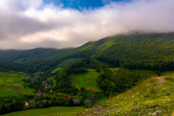 istock small Carpathian village in mountains 958114160