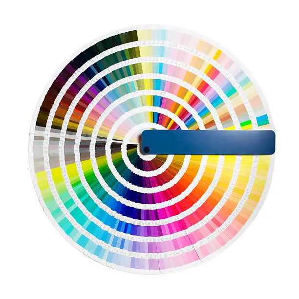 Photo of color guide circle