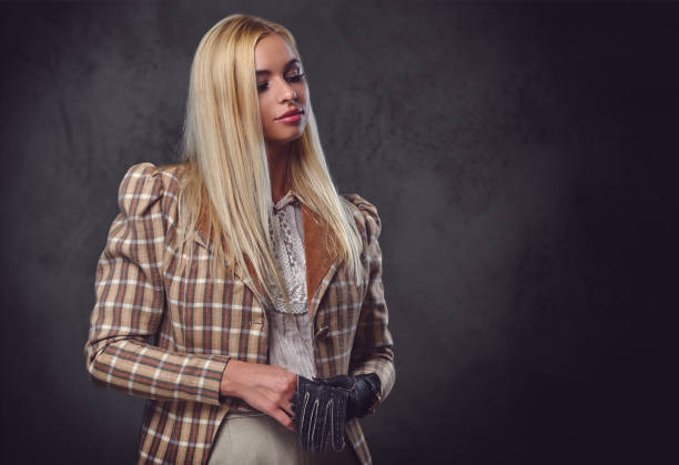 istock Studio portrait of old fashioned blonde. 958127288