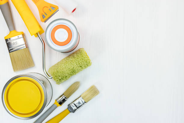 istock home renovation yellow accessories 958131120
