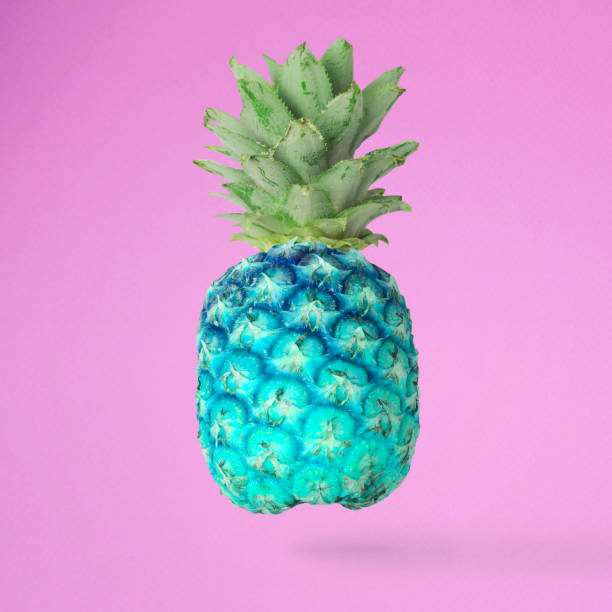 istock Pineapple in trendy fashion colors 958135548