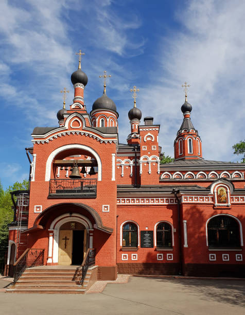 istock Skhodnya, Russia - May 07. 2018. A Trinity temple in a 958135810