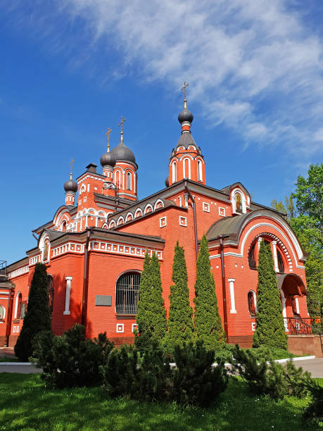 istock Skhodnya, Russia - May 07. 2018. A Trinity temple in a 958135914