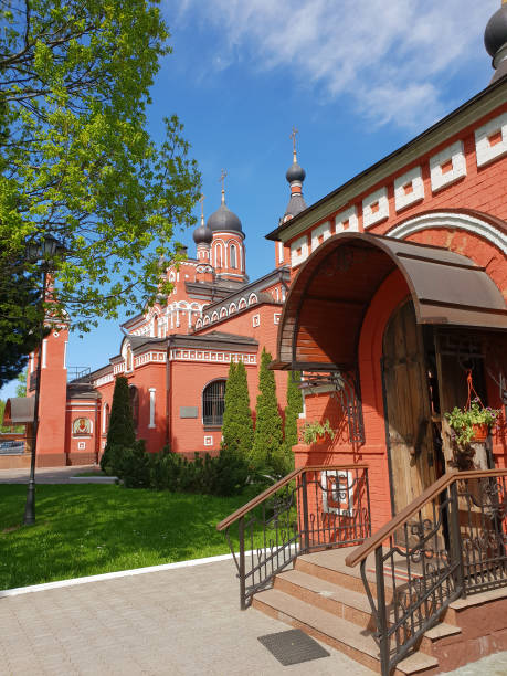 istock Skhodnya, Russia - May 07. 2018. A Trinity temple in a 958136172