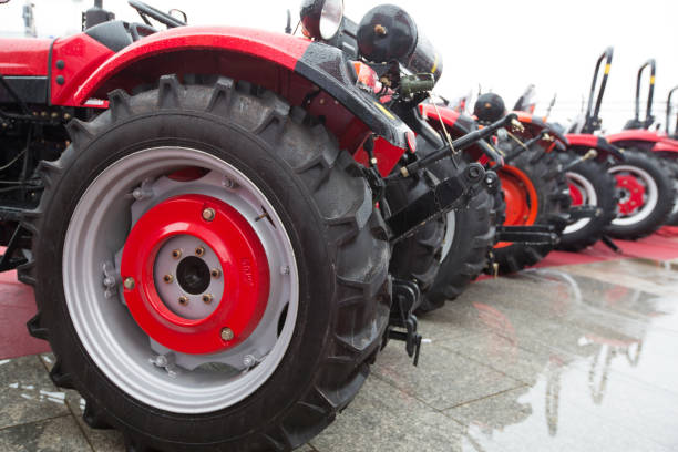 istock Tractor tyre cover 958138786