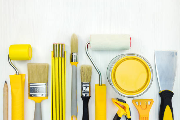 istock set of various painting tools on white background 958138840