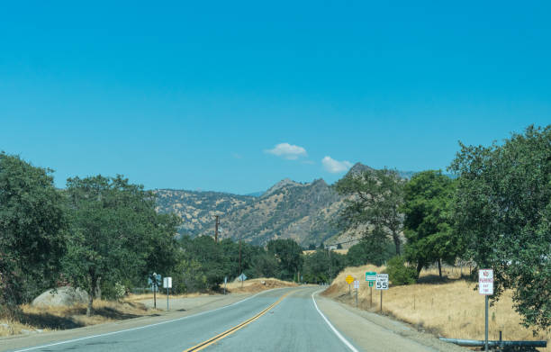 Highway in rural California, USA