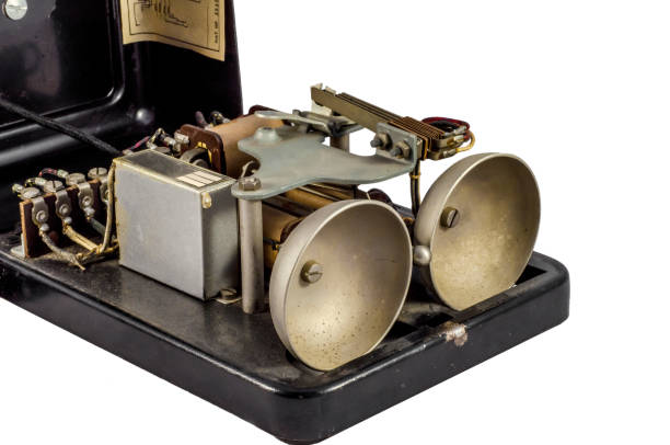 istock Metallic call bell inside an old vintage phone 958154372