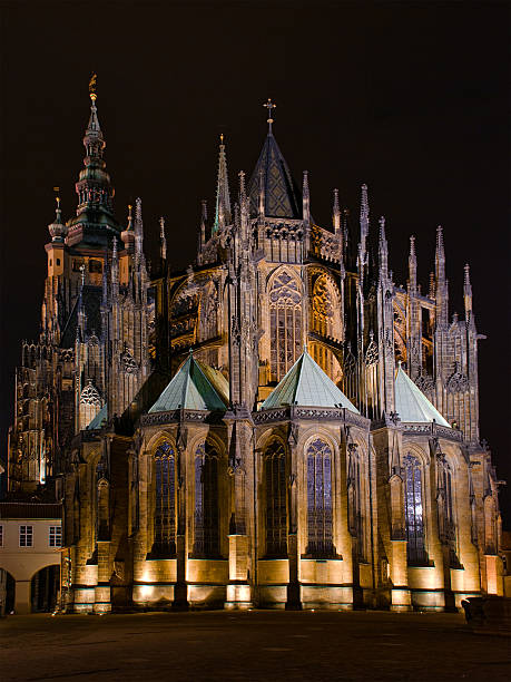 istock St. Vitus Cathedral at night, Prague, Czech Republic 95815464