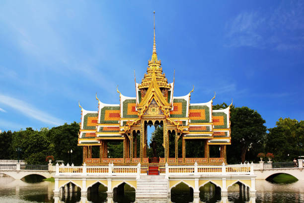 istock Thai Pavilion in the middle of the water 958166476