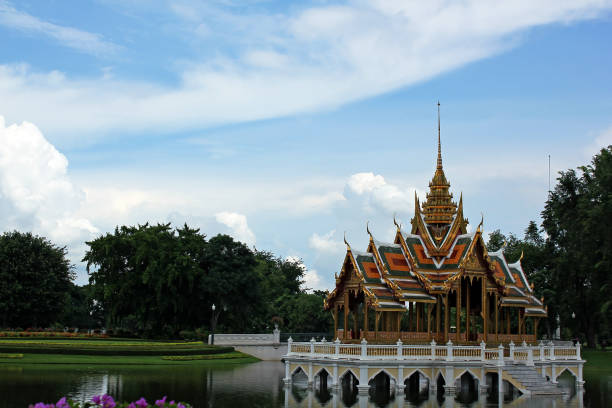 istock Thai Pavilion in the middle of the water 958166486