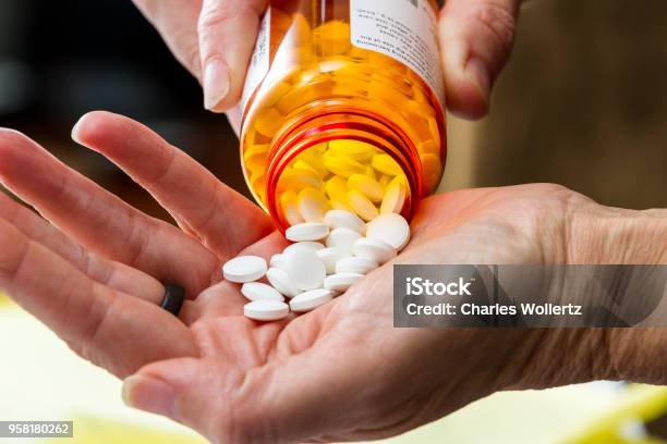 Prescription Meds Stock Photo - Download Image Now - Opioid, Addiction, Medicine