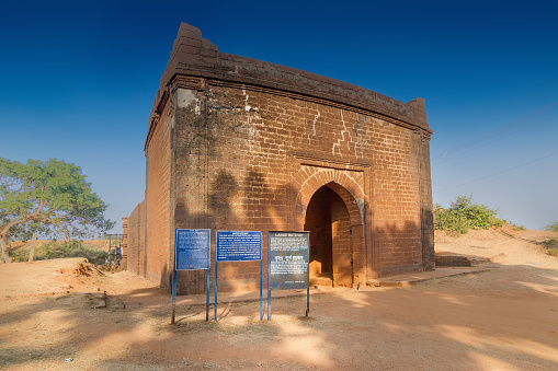 Pathar darwaja (gateway made of laterite blocks), the northern entrance to ancient forts of Bishnupur, West Bengal, India