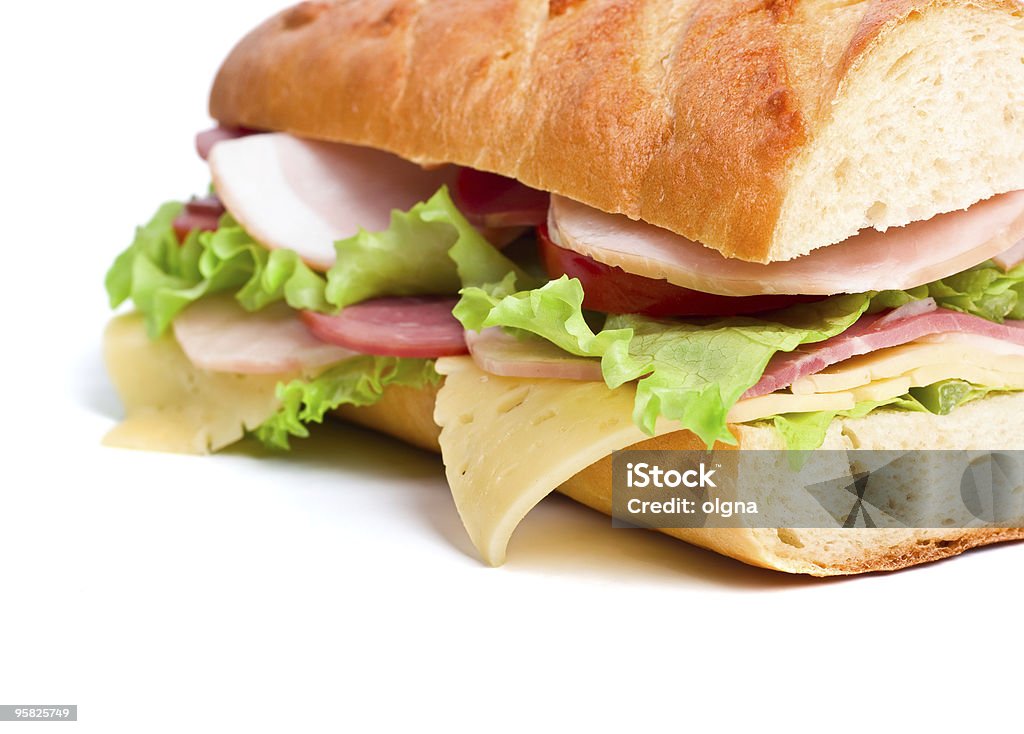 Mitad de un sándwich - Foto de stock de Alimento libre de derechos