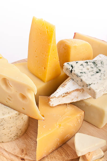 istock Various types of cheese on wooden board 95825764