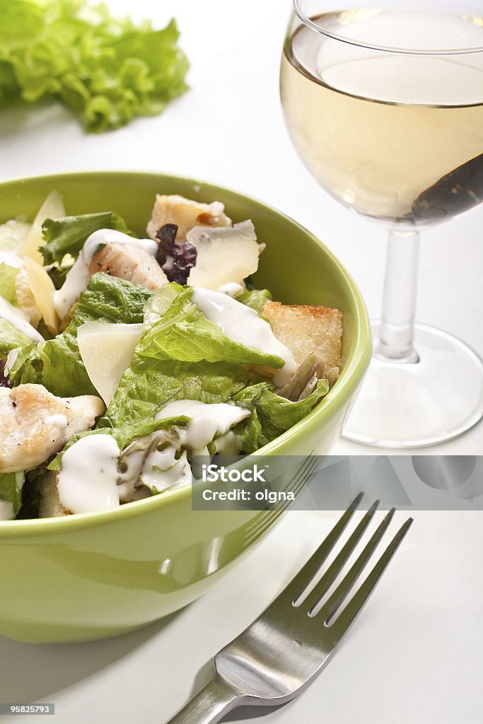 Salada caesar - Foto de stock de Alface royalty-free