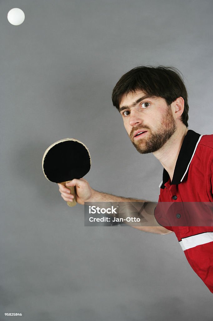 Smashing den ball - Lizenzfrei Aktivitäten und Sport Stock-Foto