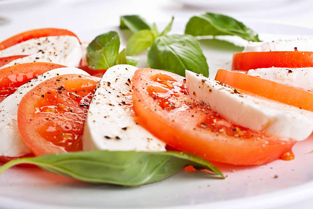 caprese salad  caprese salad stock pictures, royalty-free photos & images