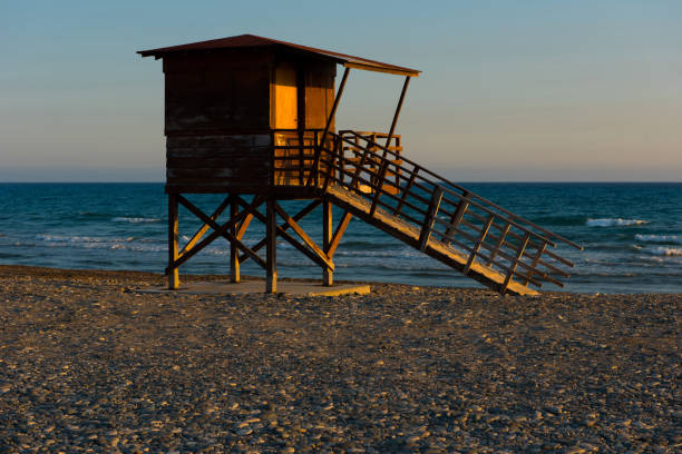 istock Baywatch tower on the beach 958259392