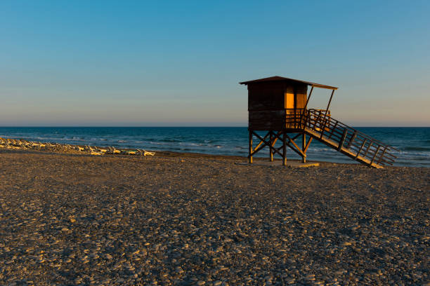 istock Baywatch tower on the beach 958259400